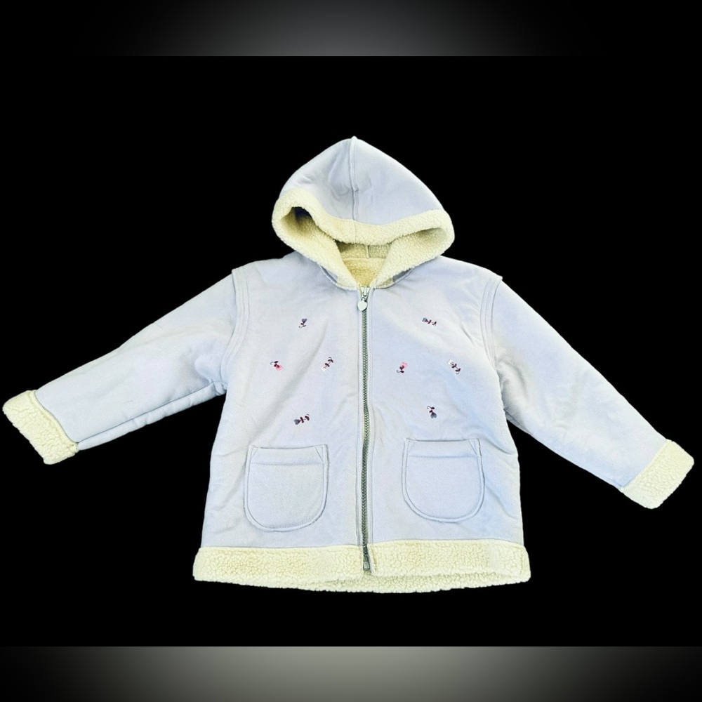 MARKS & SPENCERS***Purple Fur-Lined Coat***Age 3-4 $120 - Picture 2 of 5